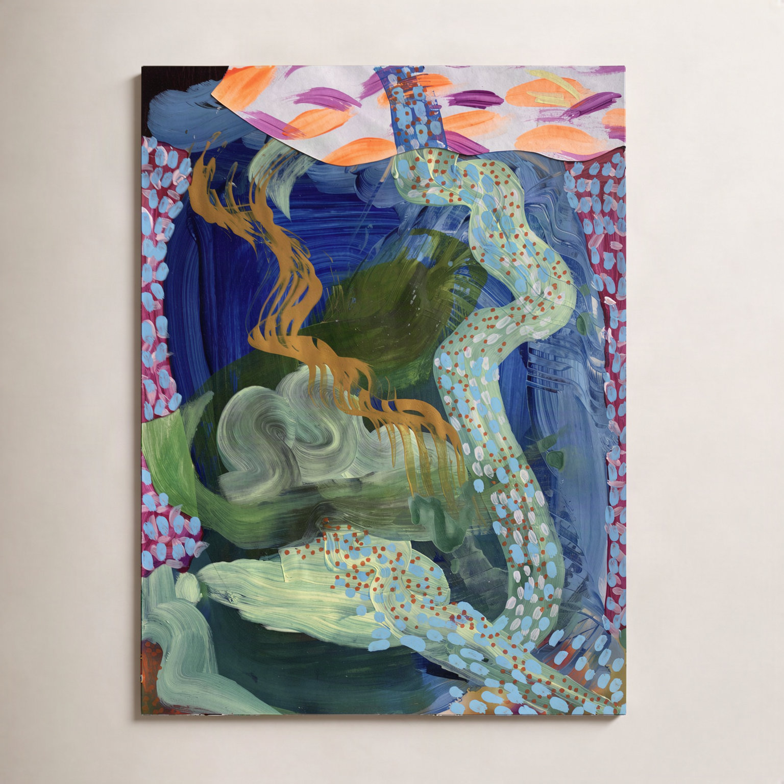 Bosc De Les Fades I Print by K'era Morgan, Gold Canvas Floater Framed, No Mat, 24" H x 18" W
