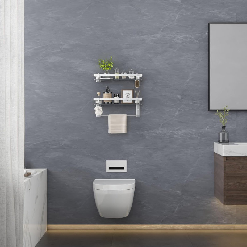 Tablettes murales de salle de bain Kynia
