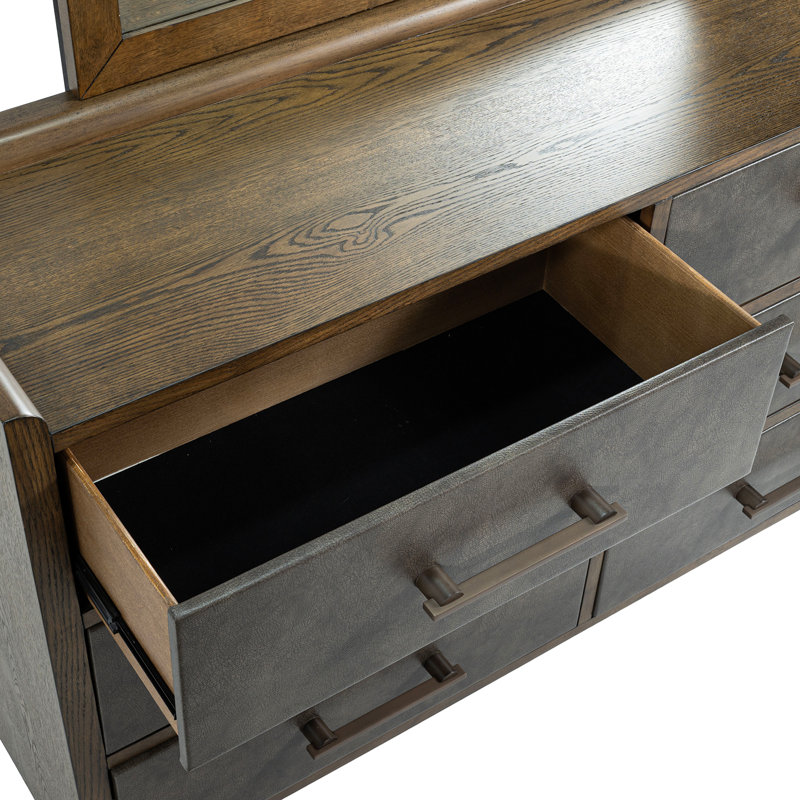 Commode 6 tiroirs avec miroir Chapple