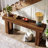 62.99"Long Farmhouse Console Table-491113927
