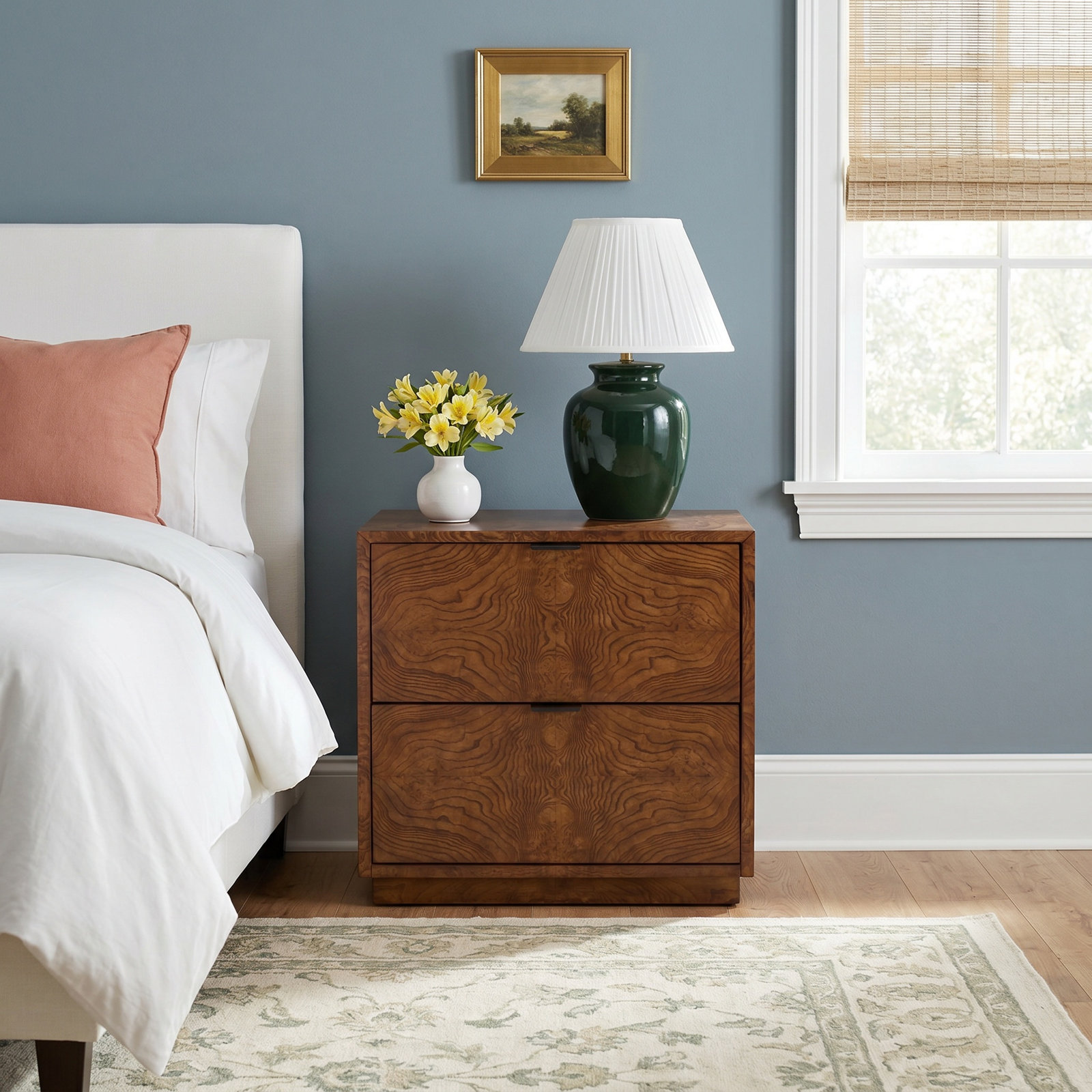 Burl Nightstand