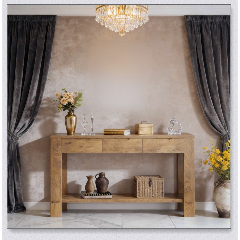 Console Authentic, table de vestibule, organisateur de présentoir