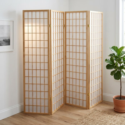 Cloison de style Shoji Niemann 70,5 pouces