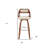 Leovanis Swivel Faux Leather Counter & Bar Stool with Wooden Legs and Metal Footrest-88783417-88686078-88686076