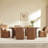 Fully Upholstered Dining Chair with Casters-118219183