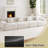 Boneless Corduroy Modern Compressed Block Sectional Couch-1159052846