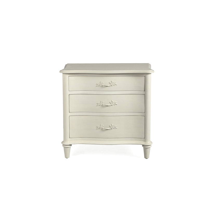 65cm W Solid Wood Bedside Table