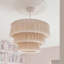 30cm H Cotton Round Pendant Shade