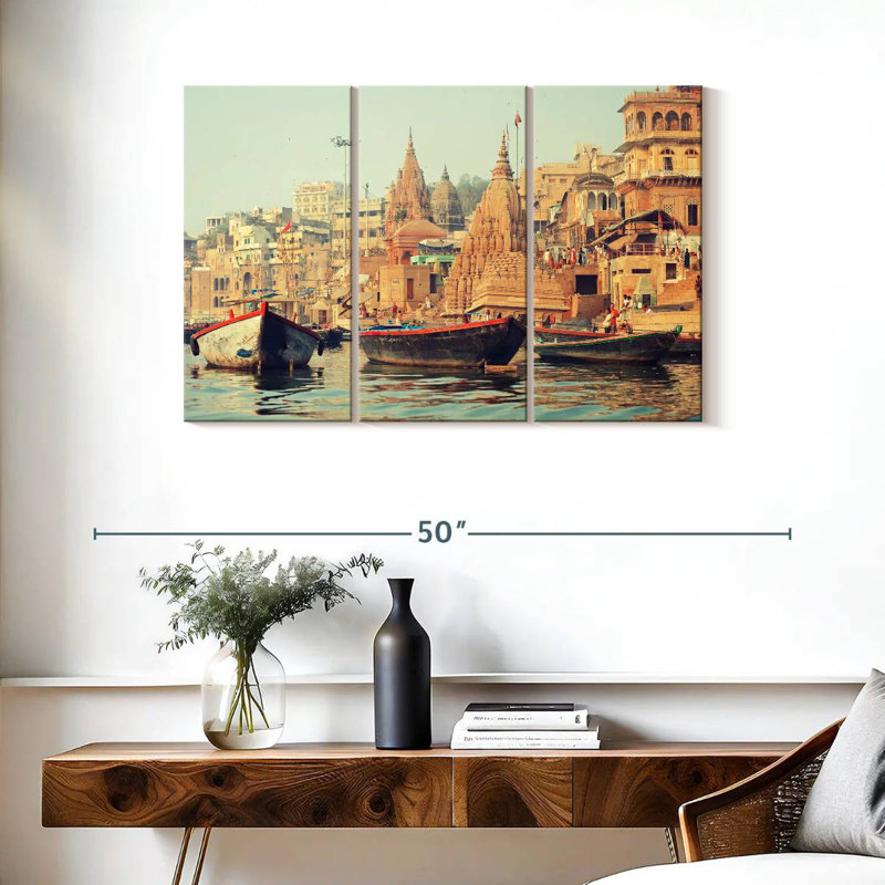 Sebbie Varanasi, 24" H x 38" W