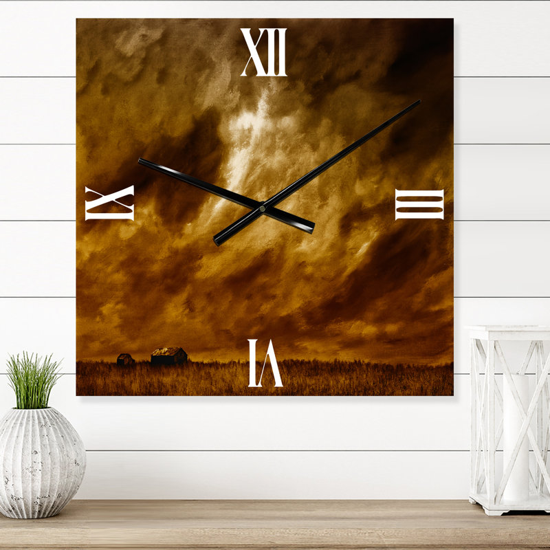 Horloge murale Desert Farmhouse, Très grand
