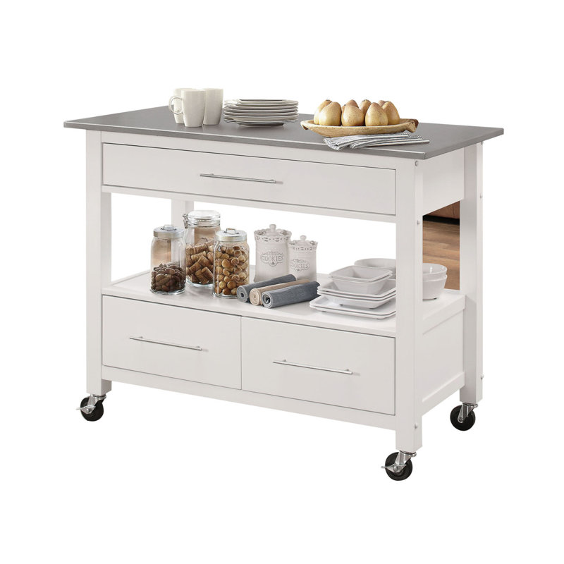 Dessus et chariot de cuisine en acier inoxydable Ottawa