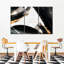 «Black Contemporary Abstract», reproduction sur toile-105075747