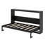 Lit escamotable peu encombrant avec motif imprimé, station de charge DEL sous le lit et USB-1684373741-1684373743