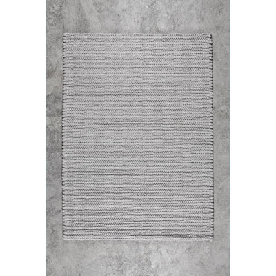 Solid Colour Hand Woven Area Rug