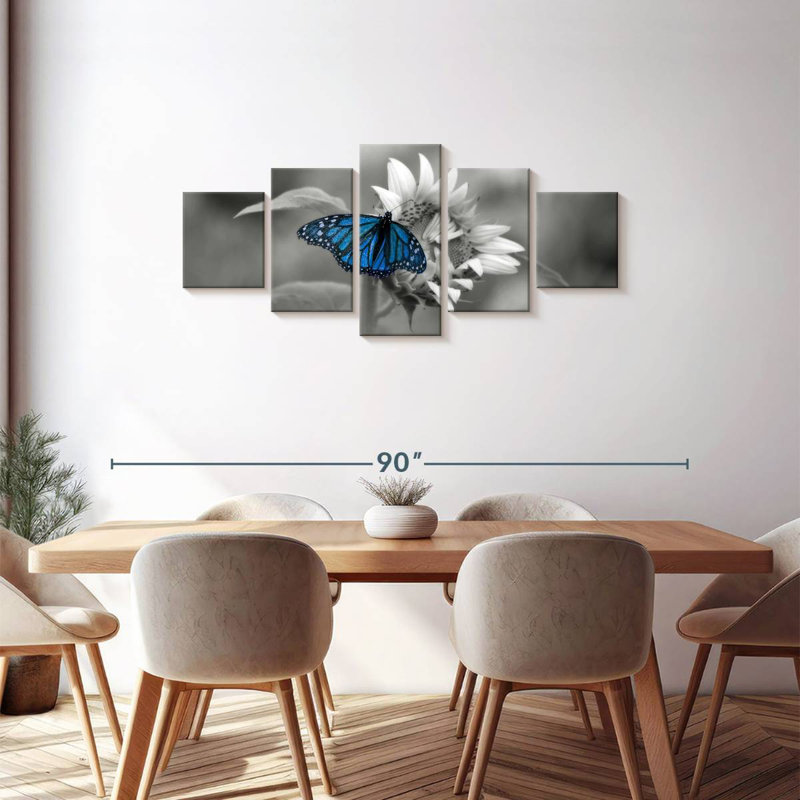 Brampt Butterfly Pop, 30" H x 68" W