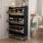 28 Pair Shoe Storage Cabinet with 3 Flip Drawers-429986987