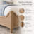 Elegant Sand Finish Queen Panel Bed with Turned Legs-1015068478