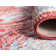 Tapis rouge / bleu Rosamonde