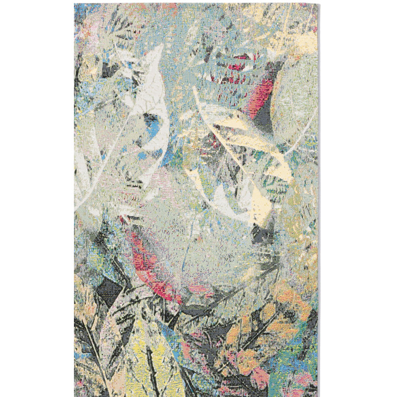 Barbados 500 Performance Floral Indoor/Outdoor Area Rug, Rectangle 5'3" x 7'6"
