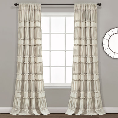 Semi Sheer Curtain Pair