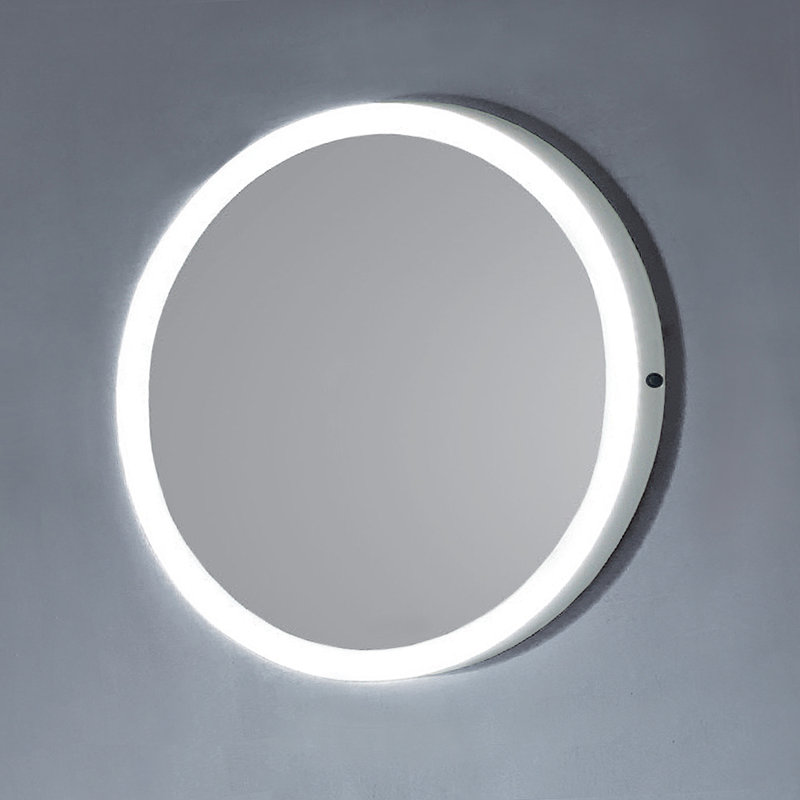 Miroir de salle de bain Yana, H 23,63 po x l 23,63 po
