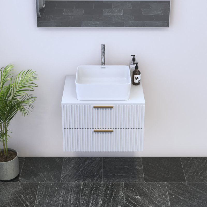 Madera 01 Vanity, White