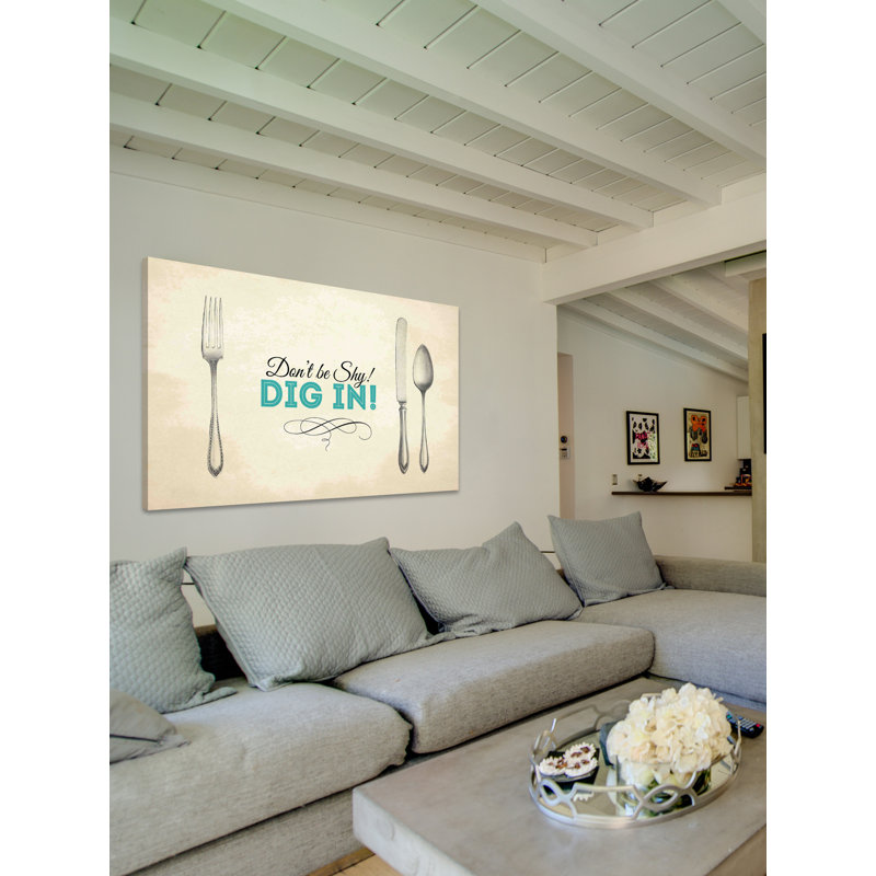 «Dig In 2», reproduction d'art sur toile tendue, 30 po x 45 po