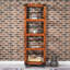 177.5 cm H Solid Wood Etagere Bookcase-582592335
