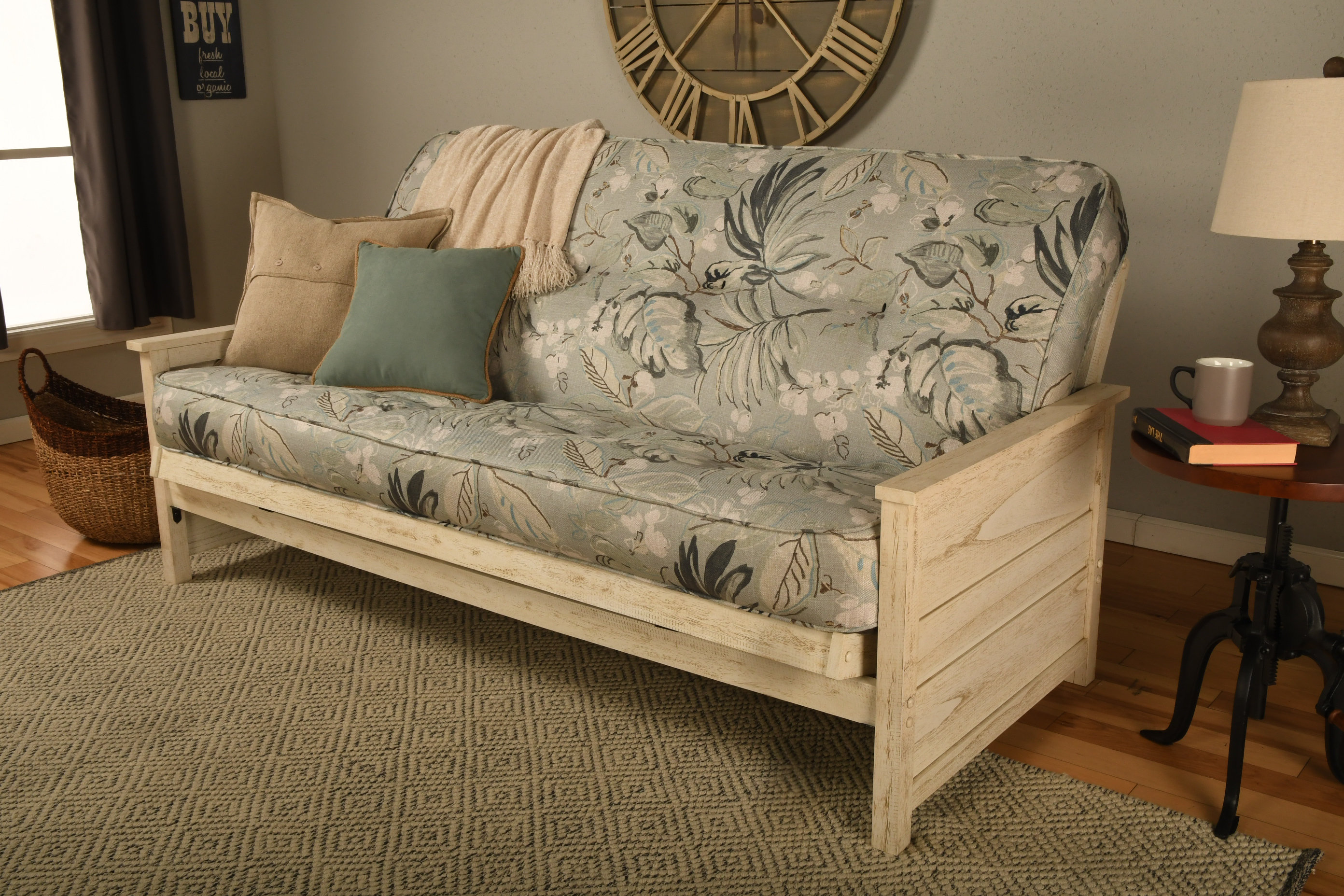 Laurel Foundry Modern Farmhouse Anders Full 79'' Upholstered Tufted