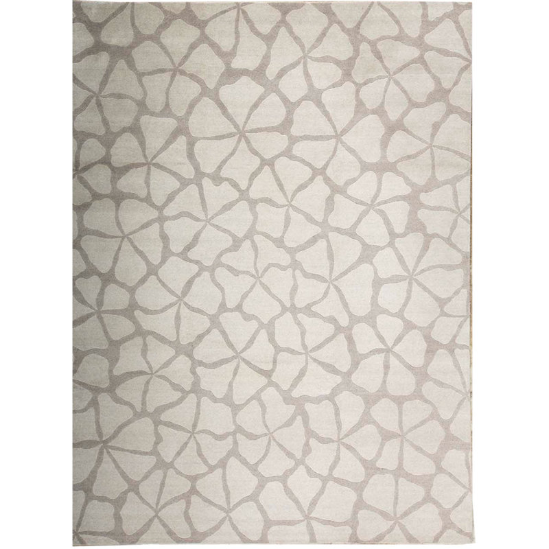 Himalayan Handmade Wool Floral Area Rug