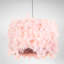 Modern Designer Real Feather Drum Lamp Shade with Inner Cotton Lining-1659675078