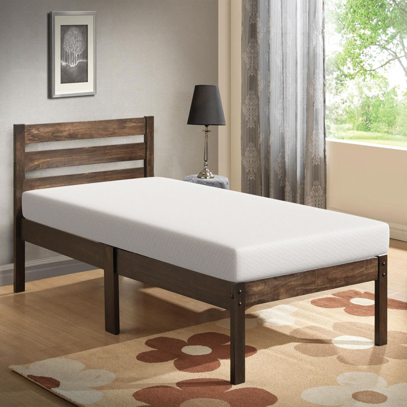 Matelas en mousse à mémoire de forme mi-ferme 6 po Decora, dans une boîte