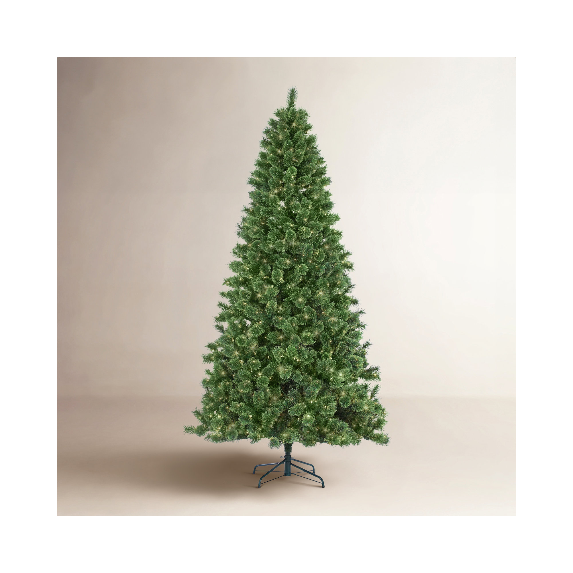 108' Lighted Artificial Pine Christmas Tree
