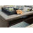 Evolo Rectangular Wicker Outdoor Coffee Table , 59'' in. W 35.5'' in. D