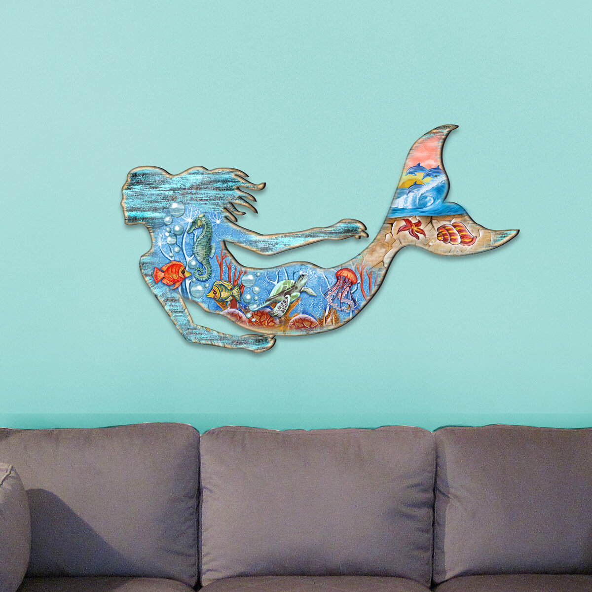 Dovecove Mermaid Wall Decor  Reviews Wayfair