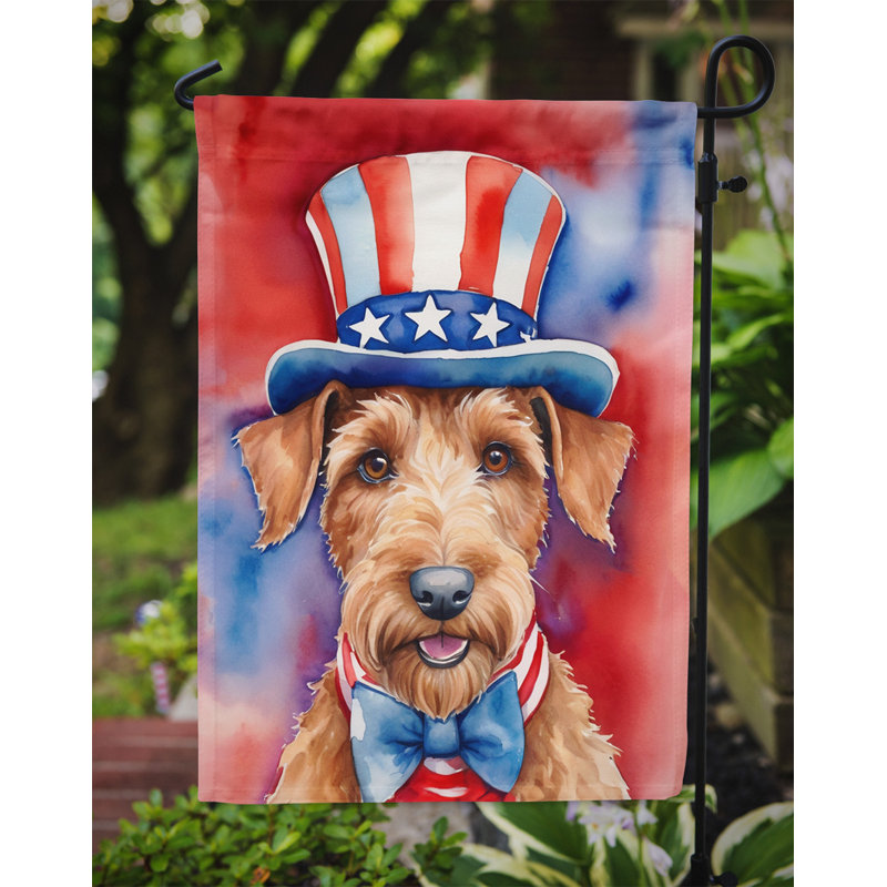 Drapeau patriotique du jardin américain, Terrier irlandais