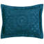 Ensemble de couvre-lit double / double en chenille 100% coton Rio Collection, literie traditionnelle avec couvre-lit médaillon touffeté et taies décoratives assorties, certifié OEKO-TEX, doux, respirant, lavable à la machine, toutes saisons, bleu sarcelle-1749184488-1749184495