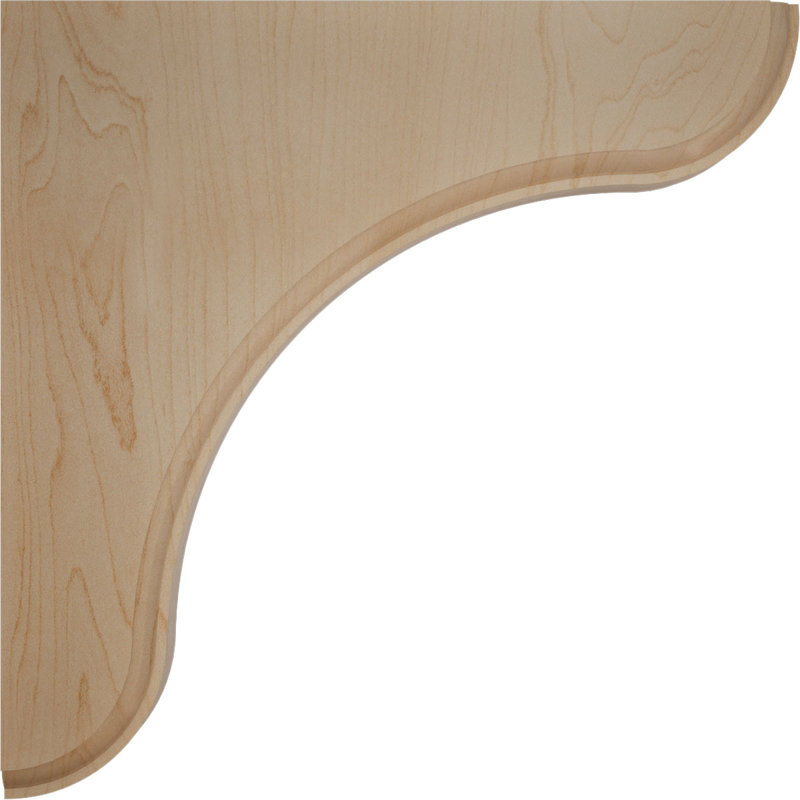 Support en bois Eaton, Érable, L 7,5 po x H 7,5 po