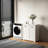 Laundry Cabinet With Easy Access And Liner Bags - Sort Organize Clothes Easily White Made Of Materials 31 In. Height 15.48 Width Particle Board Long-lasting Storage