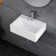 Turner 430mm x 310mm Rectangular Wall Hung Bathroom Sink Basin with Overflow