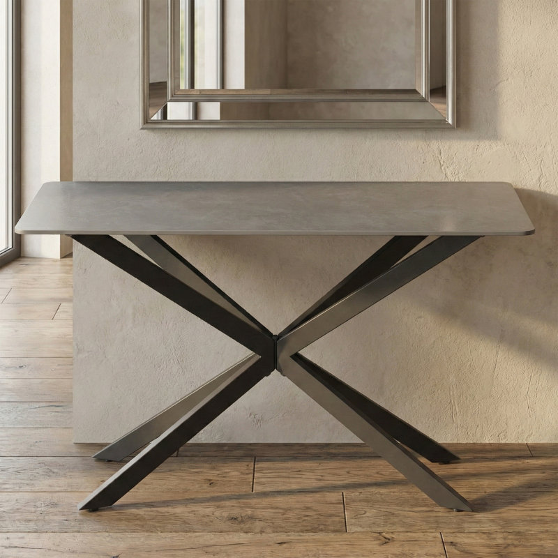 Aagot 120cm Stone Top Console Table