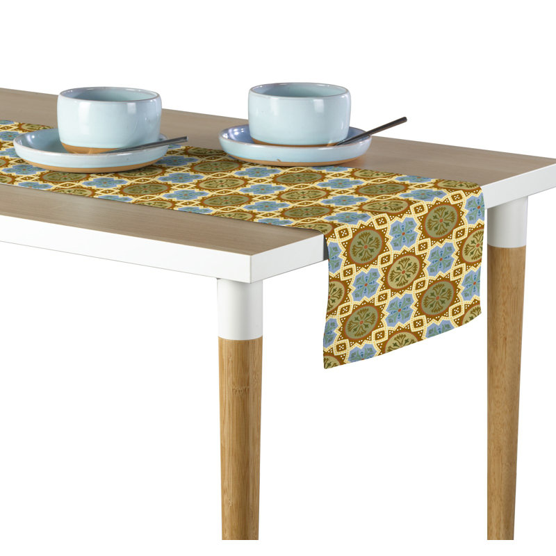 Fiedler Geometric Table Runner, 72" L x 12" W