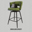Chaise de bar rembourrée 360-2030253423