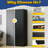 Heavy-Duty Metal Storage Cabinet with Lock - Black Garage Shelving Unit-1644162978-1628600315