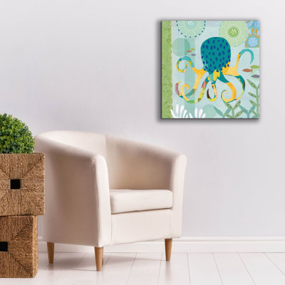 «Epic Graffiti» «Underwater World 2» par Farida Zaman, art mural sur toile, 26 po x 26 po