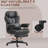 Executive Office Chair, 400LBS Big And Tall Office Chair With Foot Rest-1416197985