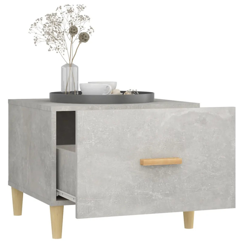 Cuellar Three Leg Coffee Table, Grey