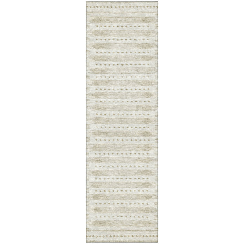 Premium Machine Washable Mayfield Border Rug, Runner 2'3" x 7'6"