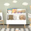 Bibliothèque pour enfants, organisateur de livres pour enfants, armoire de rangement pour jouets, blanc
