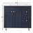 Latay 36" Modern Blue Free-standing Single Bathroom Vanity Set With 2-Doors&Drawers